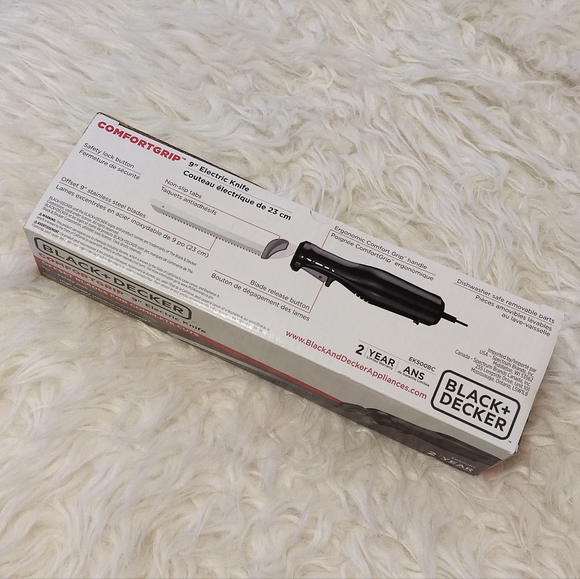 Black + decker comfort grip 9" electric knife - Picture 7 of 8